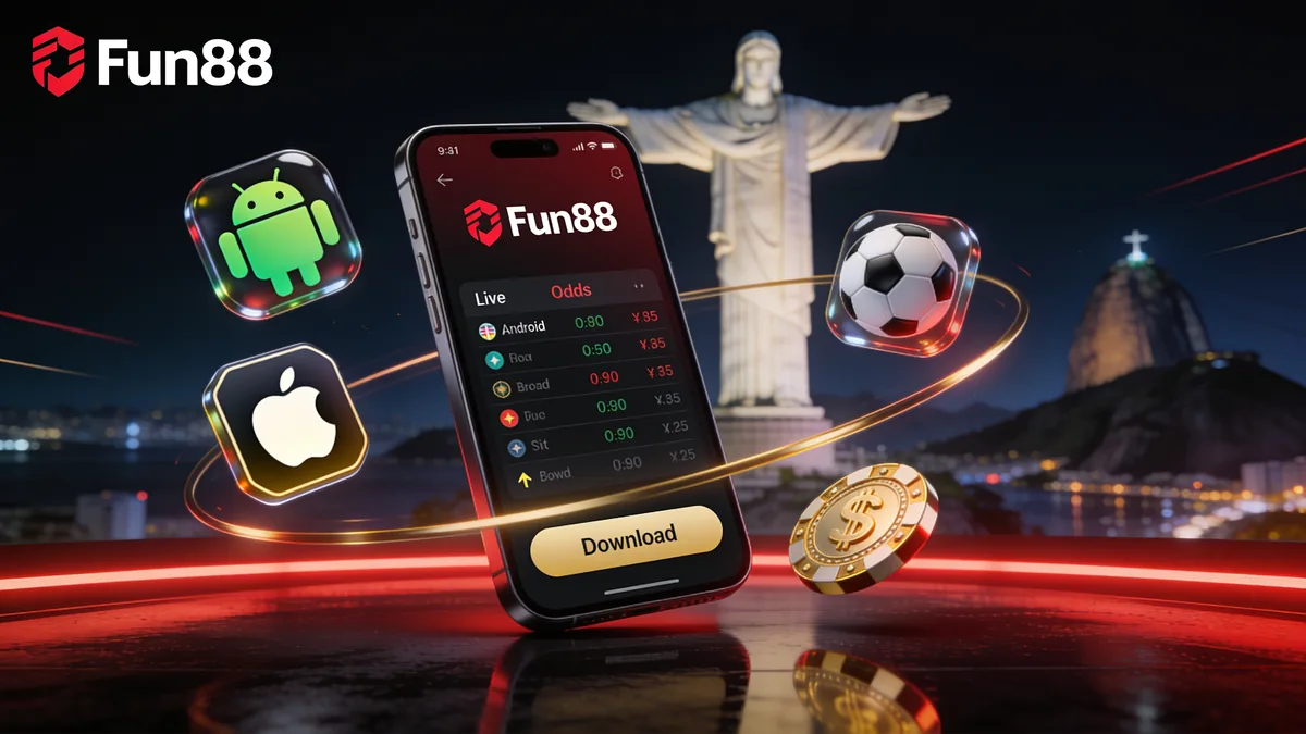 Sobre o App da Fun88: guia de fun88 para jogadores no Brasil